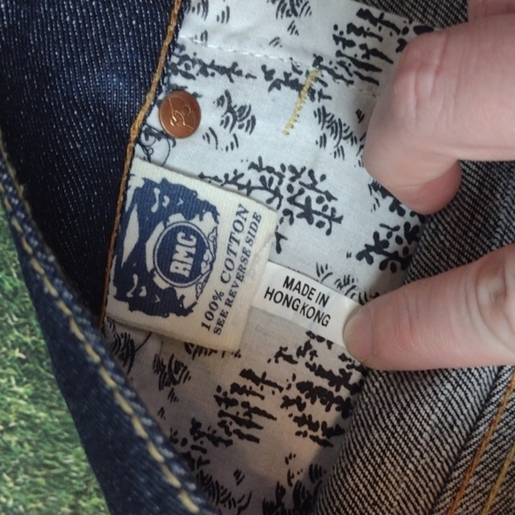 Red MONKEY RMC - by Martin ksohoh jean shorts size 38 big & tall - Picture 6 of 9